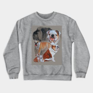 English Bulldog Medley Crewneck Sweatshirt